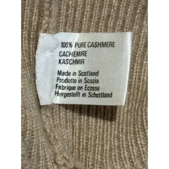 VINTAGE S. Fisher Burlington Arcade Cashmere Cardigan Sweater Adult Large Mens